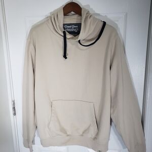 Desert Dunes Weekend Style Men's (or Unisex) Beige Pullover Hoodie L. 10